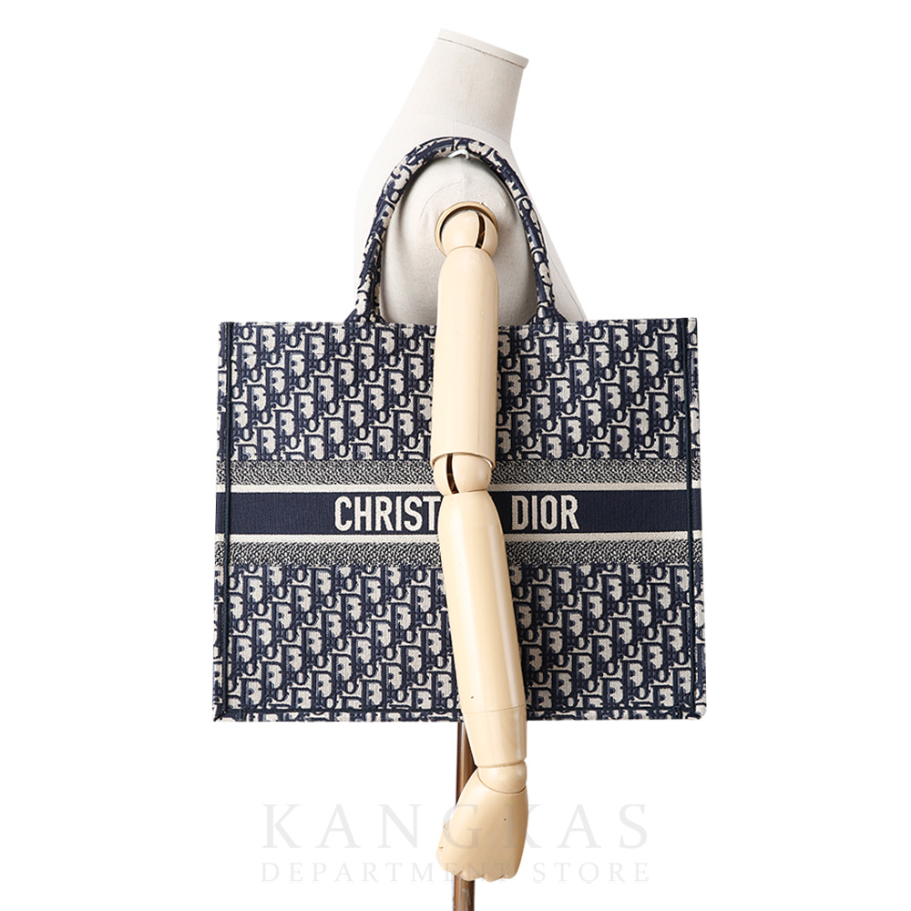 CHRISTIAN DIOR(USED)크리스찬디올 오블리크 북토트 라지